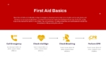 Emergency First Aids Basic Presentation Template for PowerPoint and Google Slides