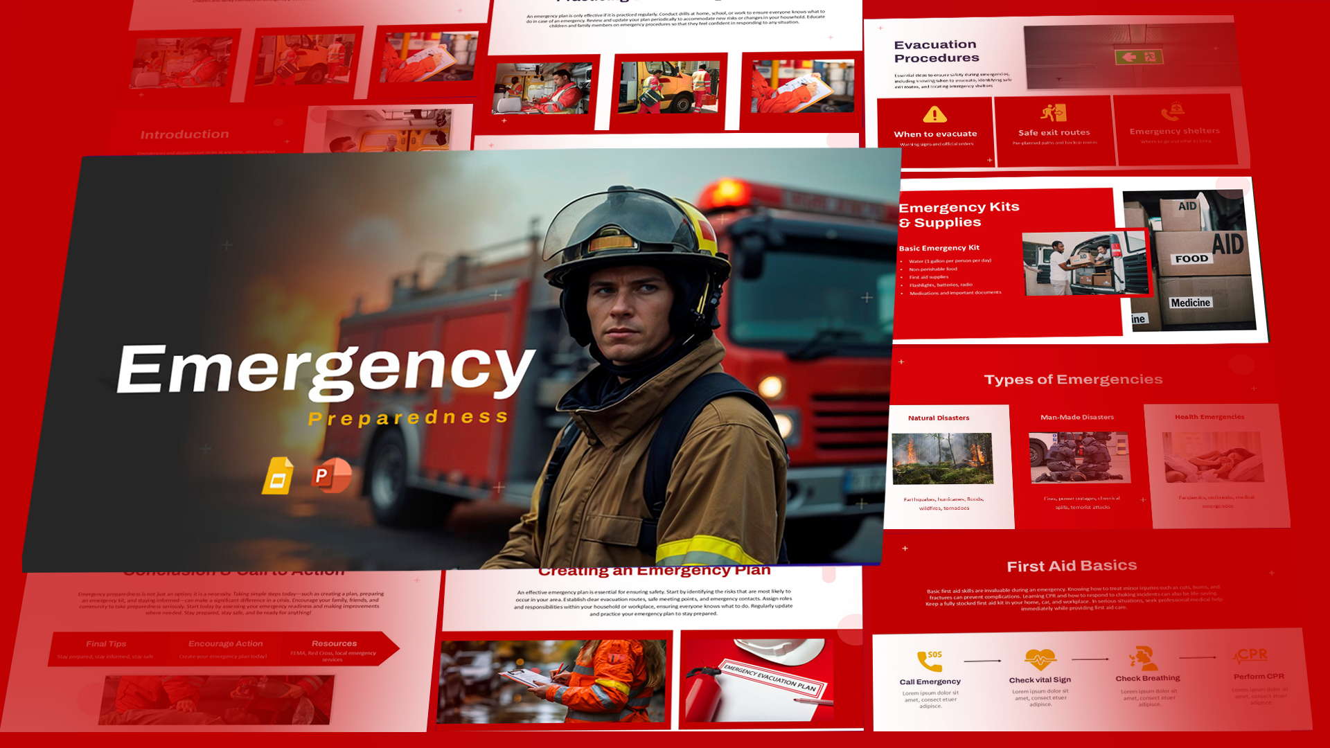 Emergency Preparedness Presentation Templates Featured Image