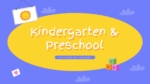 Free Kindergarten and Preschool Presentation Templates