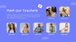 Free Meet Our Teachers PowerPoint Template