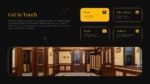 Get In Touch Slide From Luxury Hotel & Accommodation Presentation PowerPoint Templates