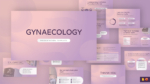 Gynaecology presentation template for PowerPoint and Google Slides with a professional design.