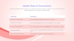 Health Risks and Precaution Presentation Template