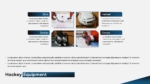 Hockey Equipment Presentation Template