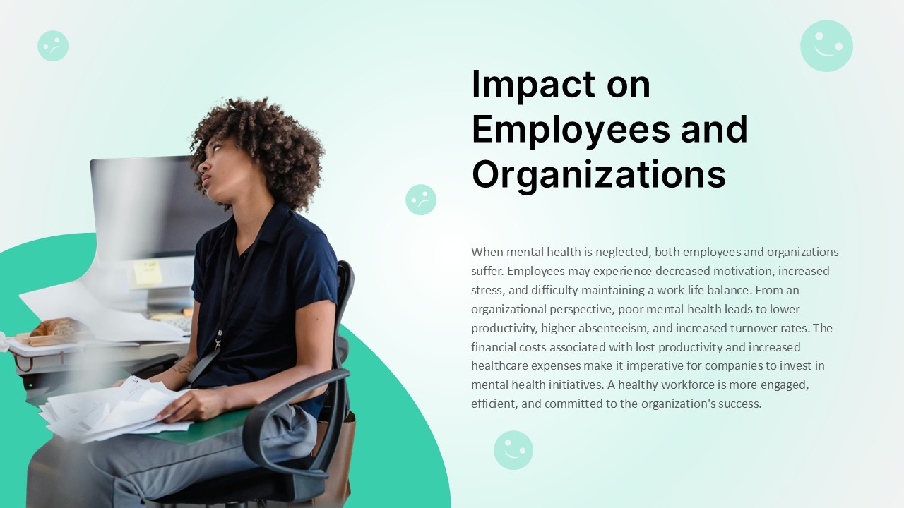 Impact on Employees and Organizations PowerPoint Slide