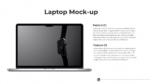 Laptop Mockup PowerPoint Slide