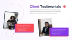 Marketing Agency Client Testimonial PowerPoint Presentation Template
