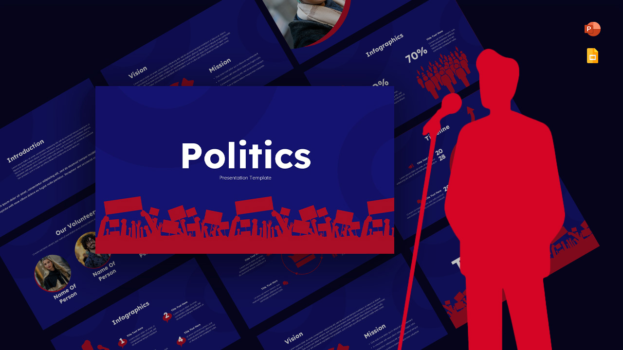 Politics Presentation PowerPoint and Google Slides Templates Featured Image