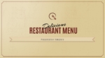 Restaurant Menu PowerPoint & Google Slides Templates