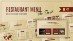 Restaurant Menu PowerPoint & Google Slides Templates Featured Image