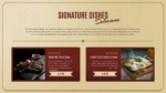 Restaurant Signature Dishes Menu PowerPoint & Google Slides Templates