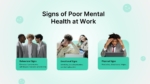 Signs of Poor Mental Health at Work PowerPoint Slide
