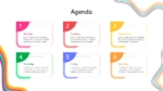 Six Days Colourful Classroom Agenda Slides Template