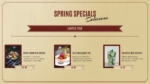 Spring Special menu Presentation Template