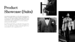 Suits Product Showcase PowerPoint Presentation Template