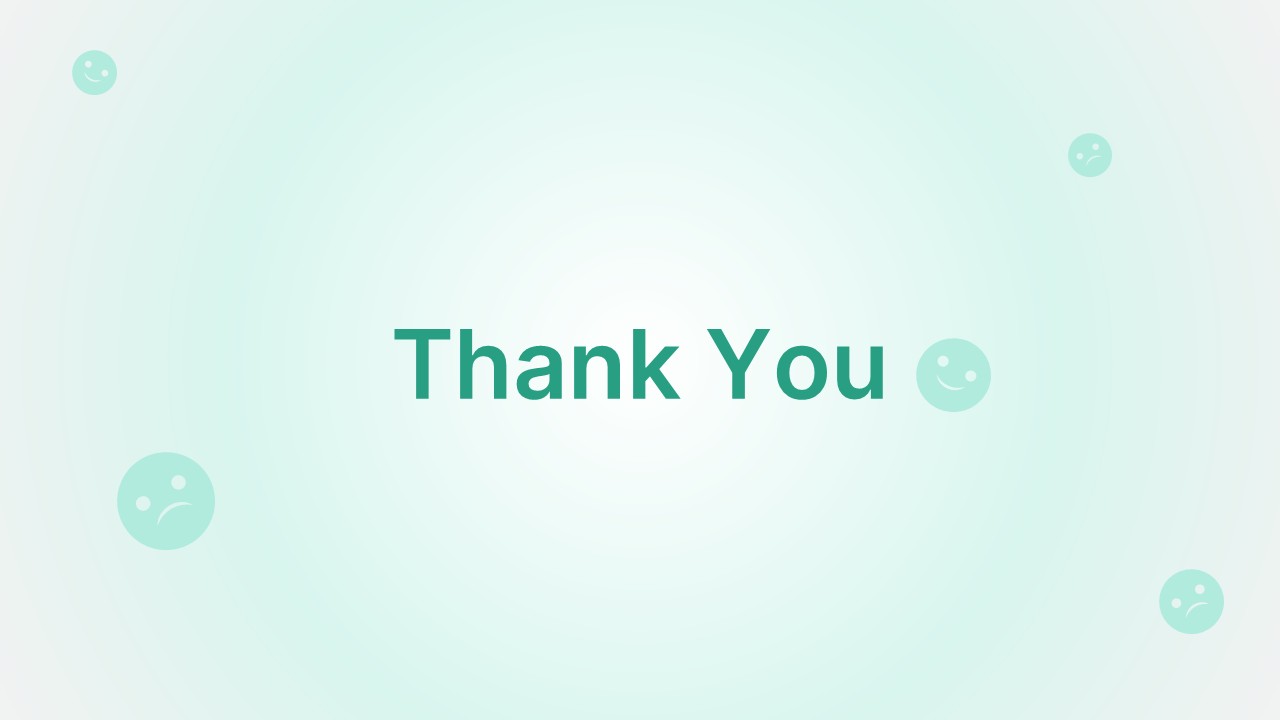 Thank You Slide from Mental Health in the Workplace Presentation Template