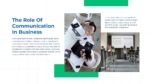 The Role of Communication in Business PPT Slide