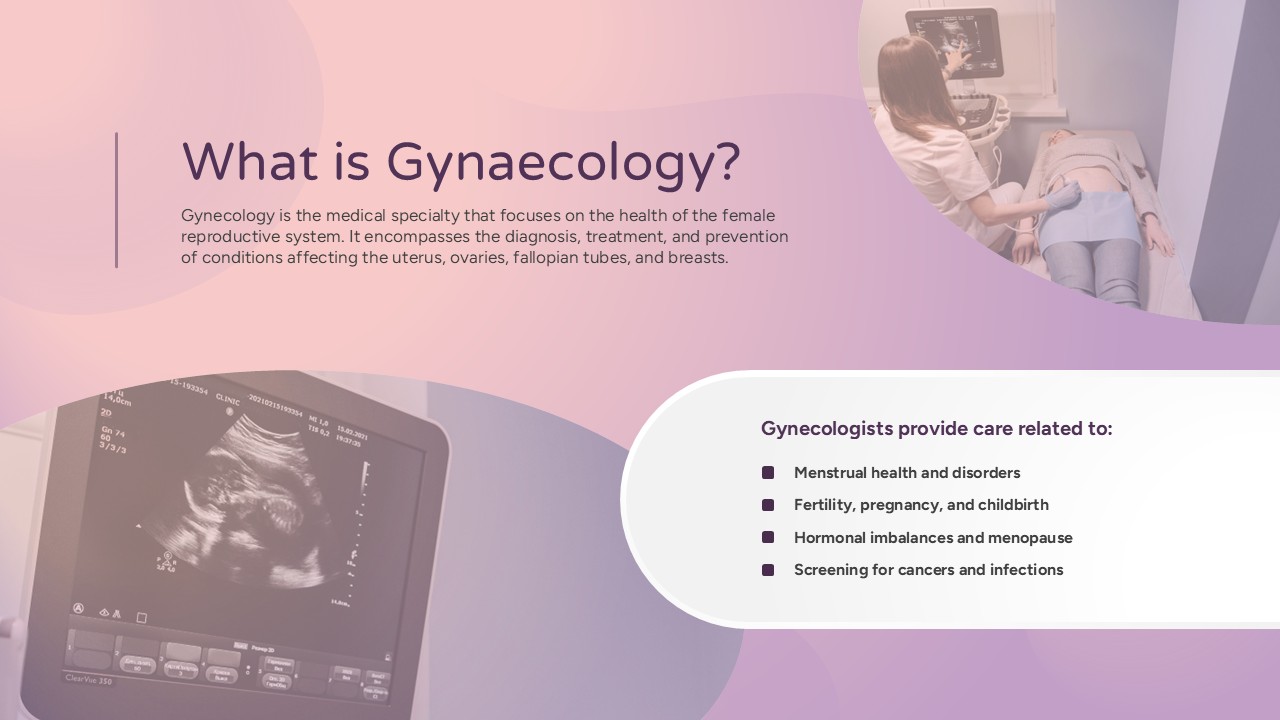 What is Gynaecology Overview of Women’s Health PowerPoint & Google Slides