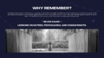 Why Remember Slide From Holocaust PowerPoint Templates