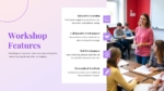 Workshop Features Slide From Workshop and Webinar PowerPoint Presentation Templates