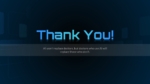 AI Thank You Slide Template