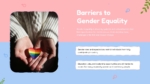 Barriers to Gender Equality PowerPoint Slide Template