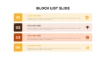 Block List Slide Template