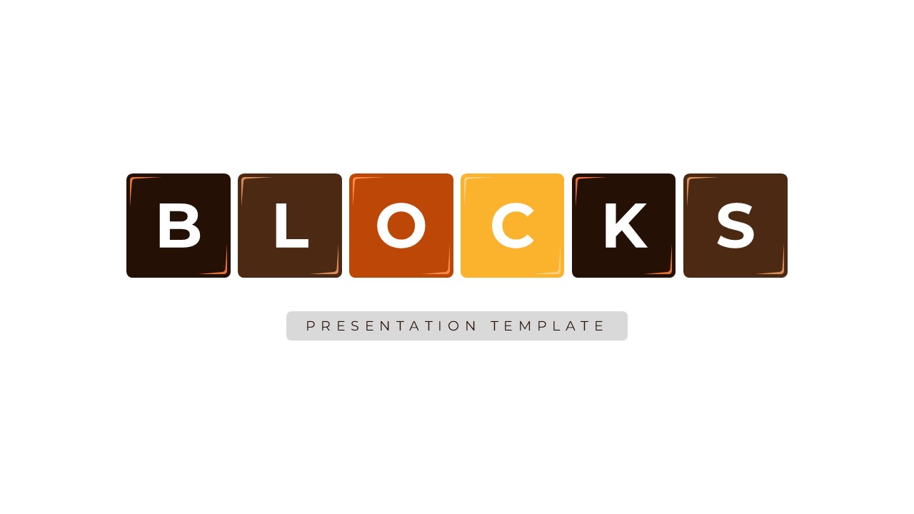 Blocks PPT and Google Slides Templates