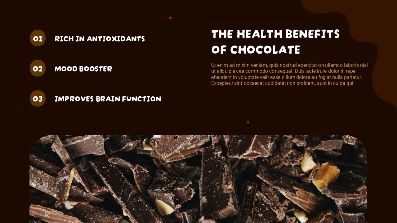 Chocolate Health Benefits Presentation Template
