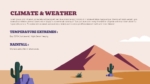 Climate and Weather Slide From Desert PowerPoint Presentation Templates