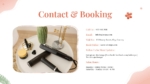 Contact and Booking PowerPoint Template