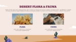 Desert Flora and Fauna Slide From Desert PowerPoint Presentation Templates