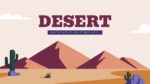 Desert PowerPoint Presentation Templates for Geography & Environmental Studies