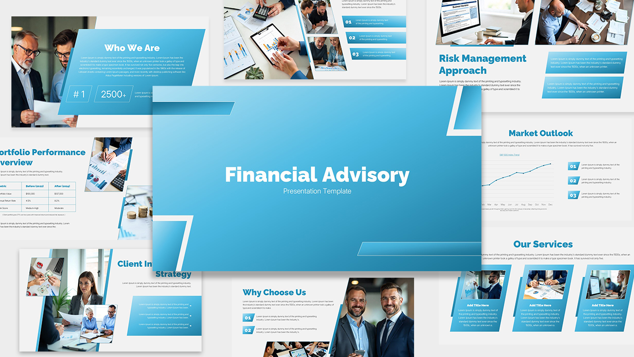Financial Advisory PowerPoint Templates Featured Image