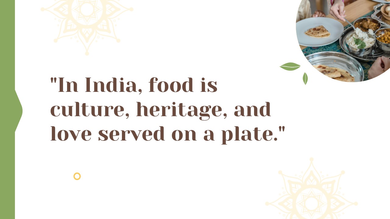 Free Indian Food Presentation Template for PowerPoint and Google Slides