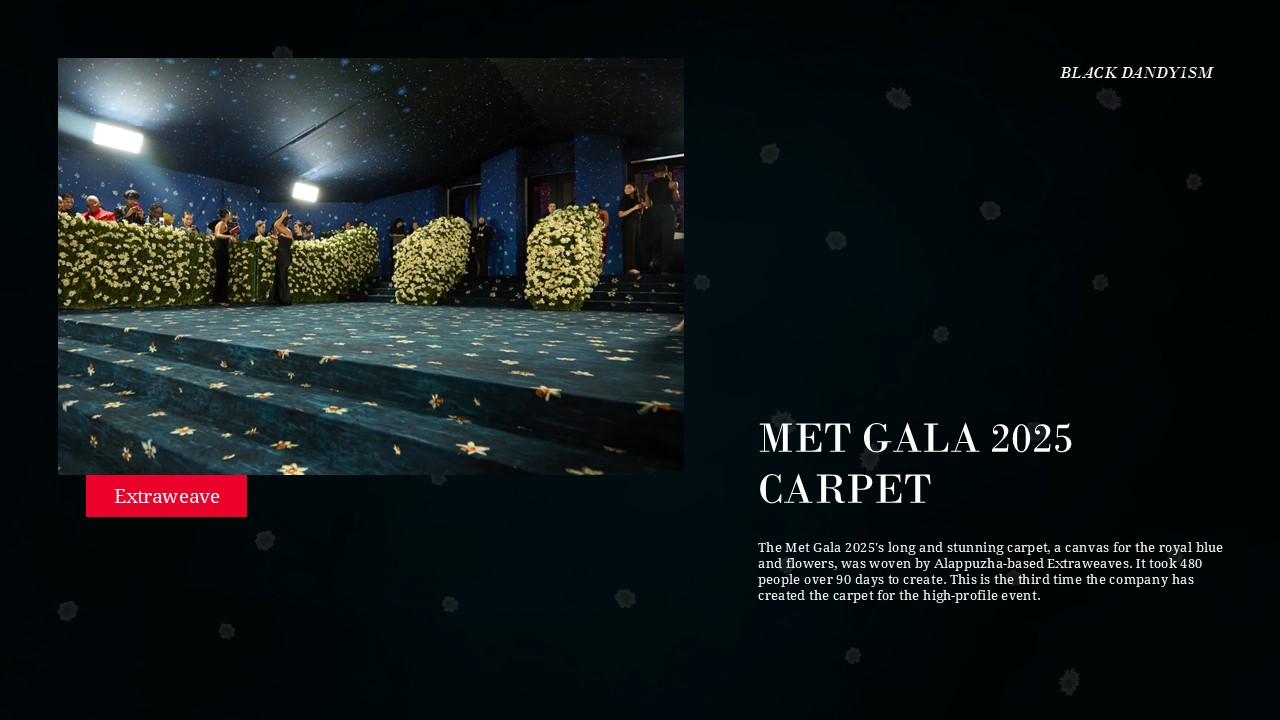 Free Met Gala 2025 Theme Carpet PowerPoint Template