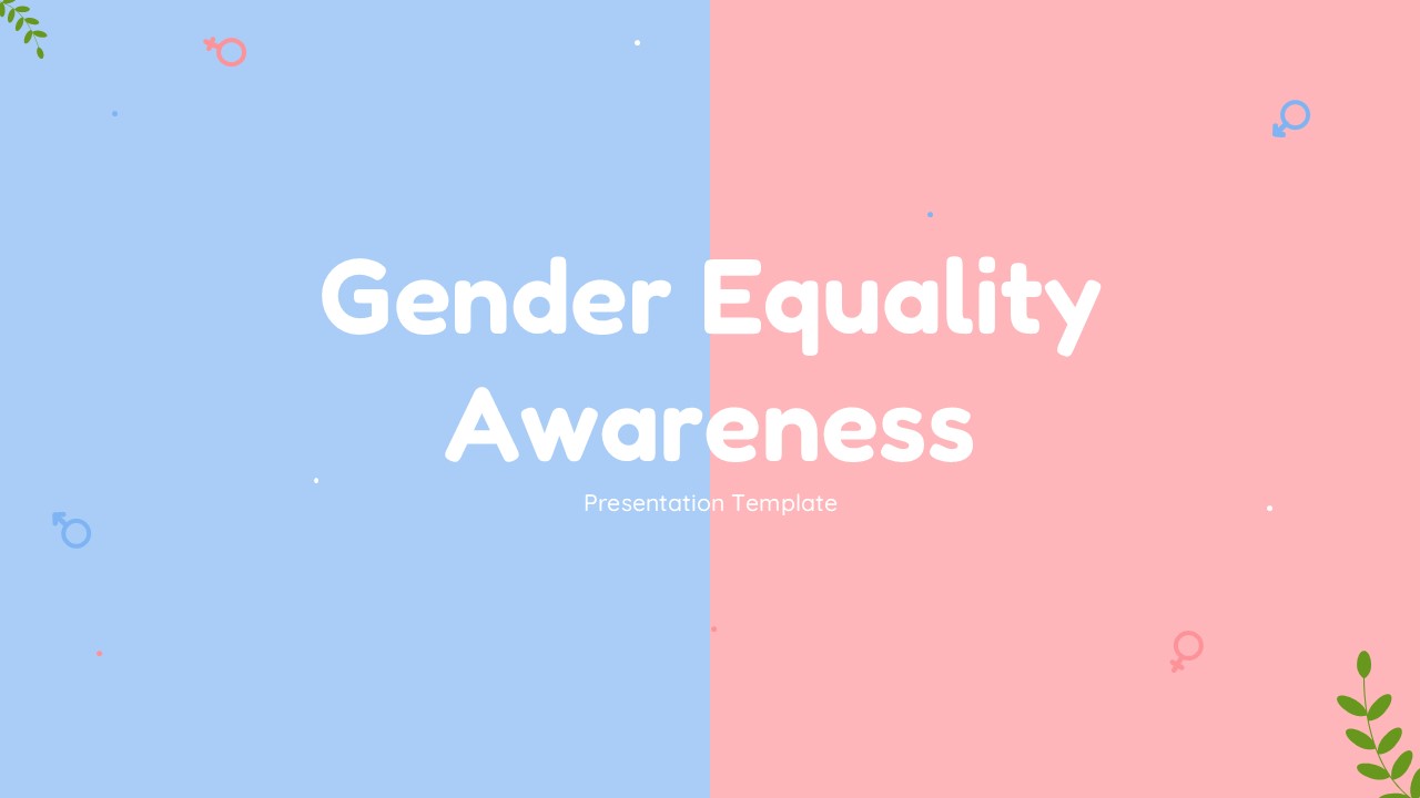 Gender Equality Awareness Template for PowerPoint & Google Slides
