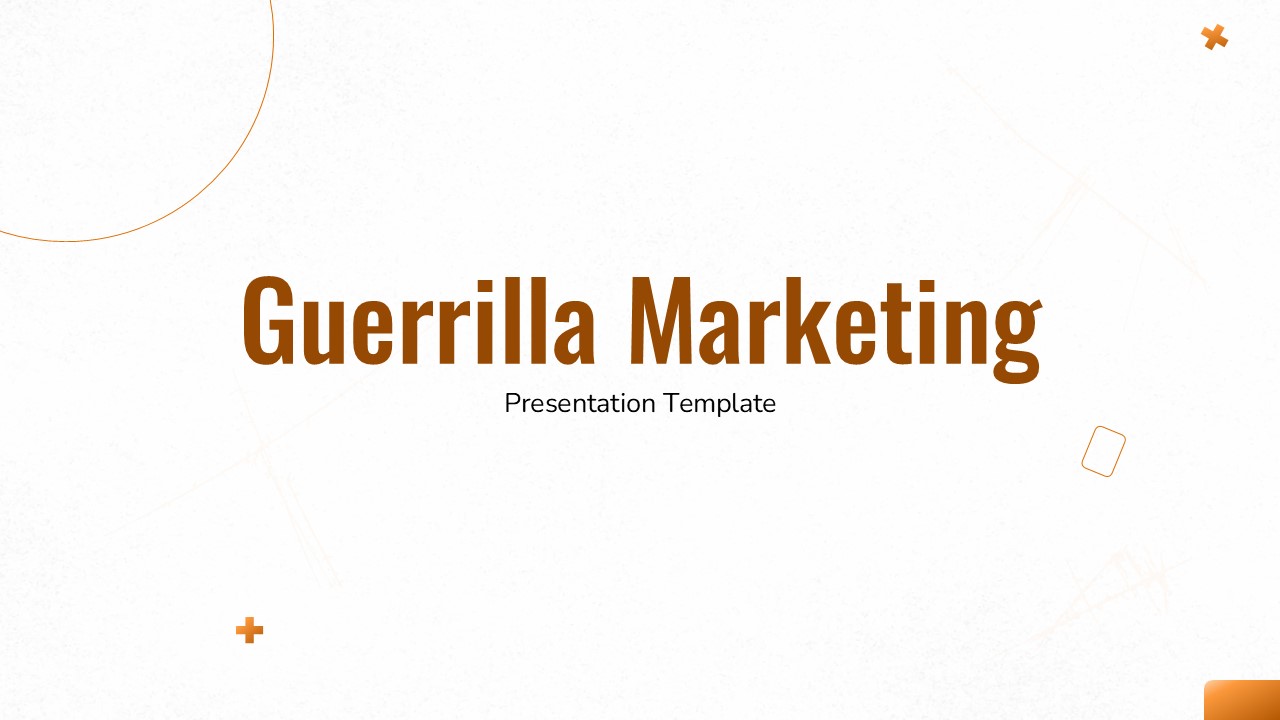 Guerrilla Marketing PowerPoint Presentation Templates