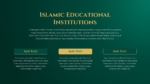 Islamic Educational Institutions Presentation Template