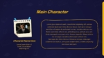 Main Character Slide From Book Review PowerPoint Presentation Template
