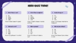 Mini Quiz Time Slide From English Grammar PowerPoint Templates