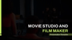 Movie Studio and Film Maker PowerPoint Presentation Templates