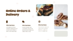 Online Orders and Delivery Slide From Bakery PowerPoint Templates