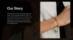 Our Story Slide from Jewelry PowerPoint Presentation Templates
