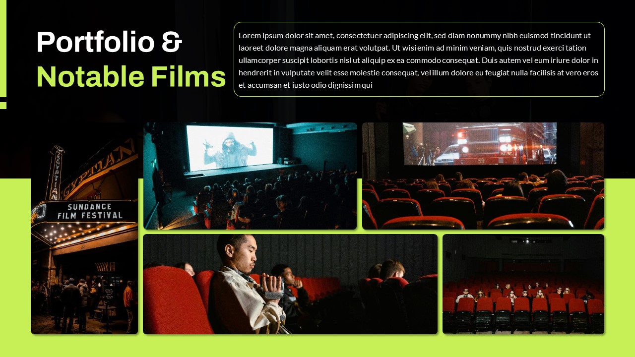 Portfolio and Notable PowerPoint Presentation Templates