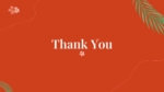 Stunning Thank You Slide
