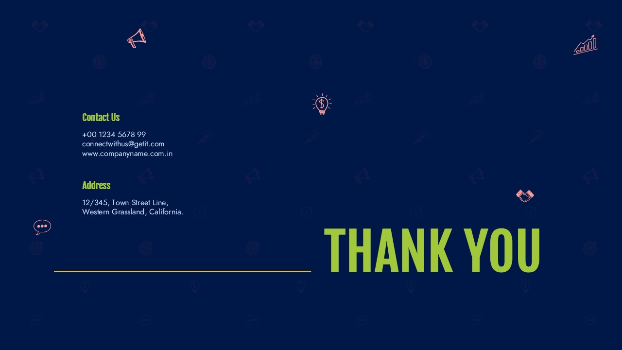 Thank You Slide for Presentation