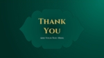 Thank You Slide from Islamic Education PowerPoint and Google Slides Templates