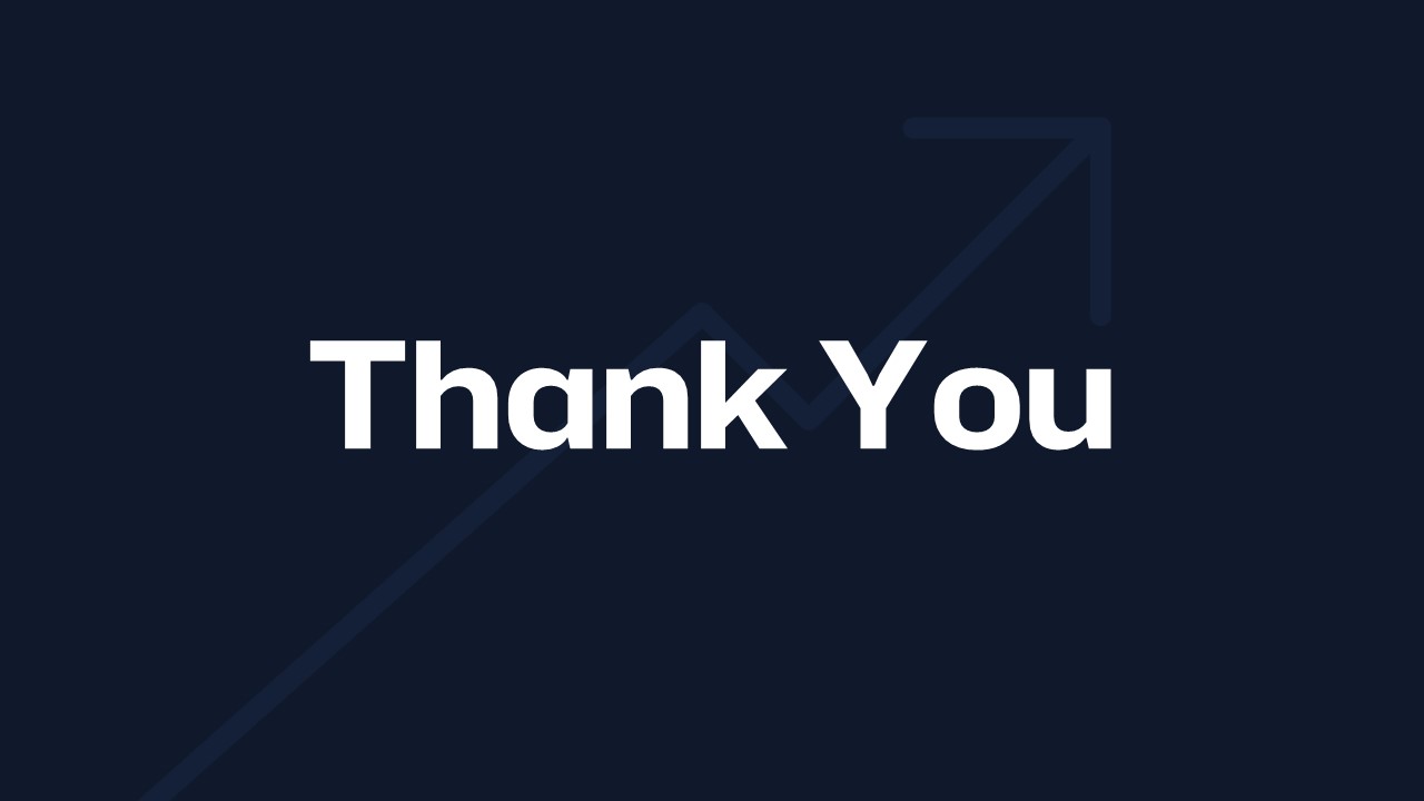 Thank You Slide in Black Background