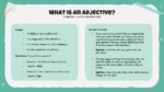 What is an Adjective Slide From English Grammar PowerPoint Templates